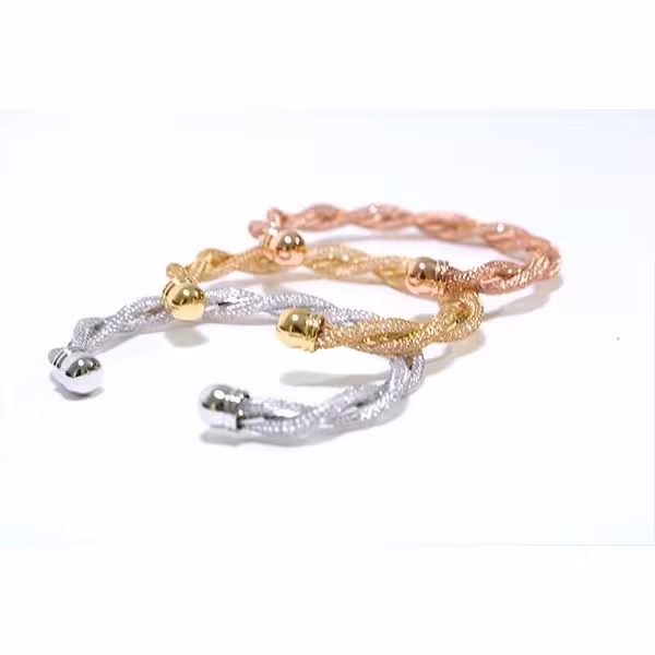 دستبند تتانیوم طرح ریسه