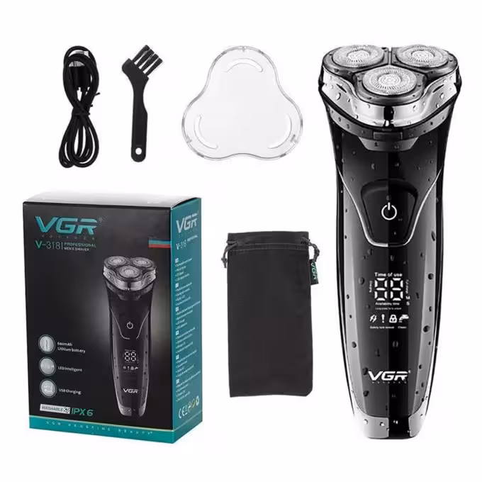 ماشین اصلاح موی صورت وی جی ار مدل V-318