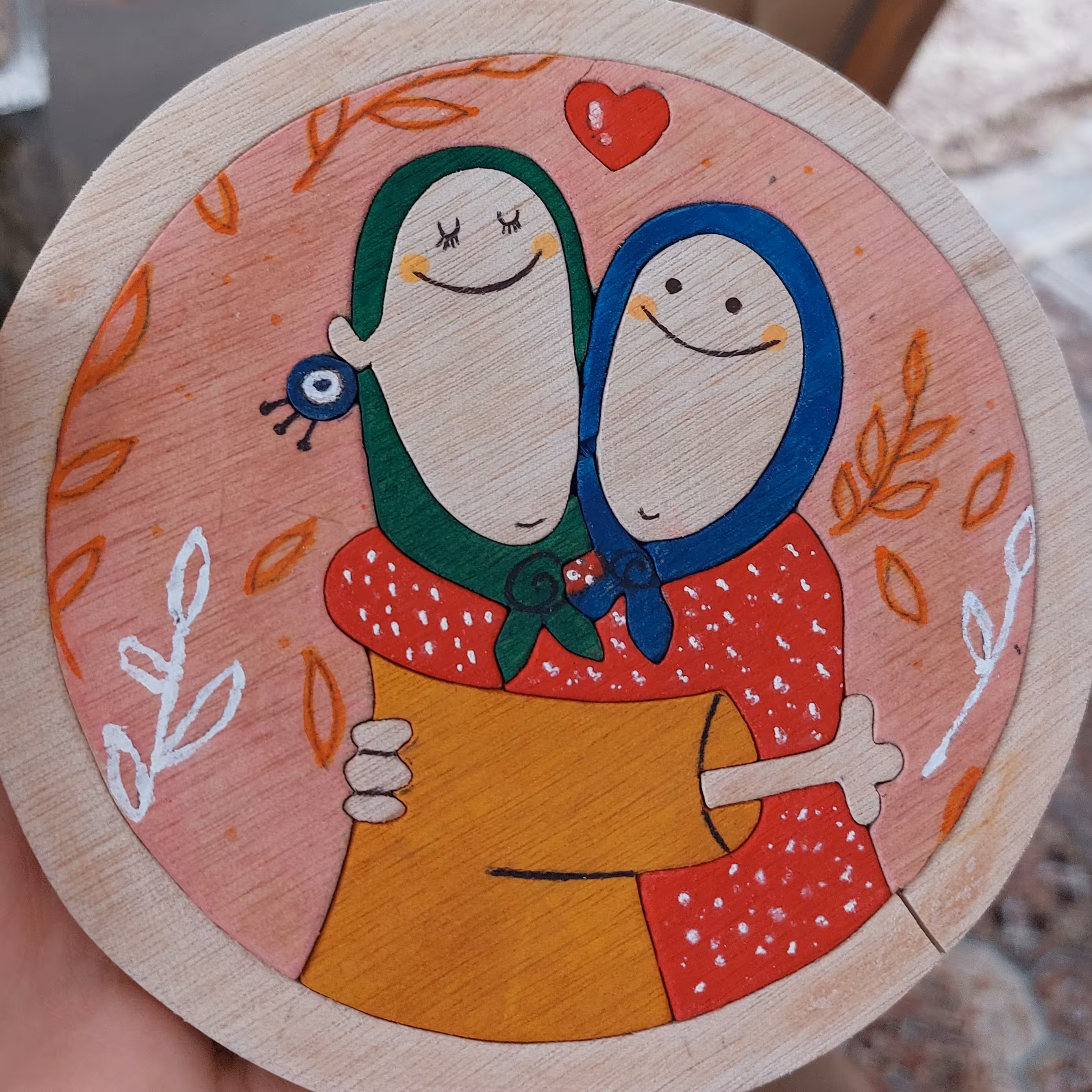 پازل چوبی دستساز  با طرح دلخواه شما  تماما کار دست