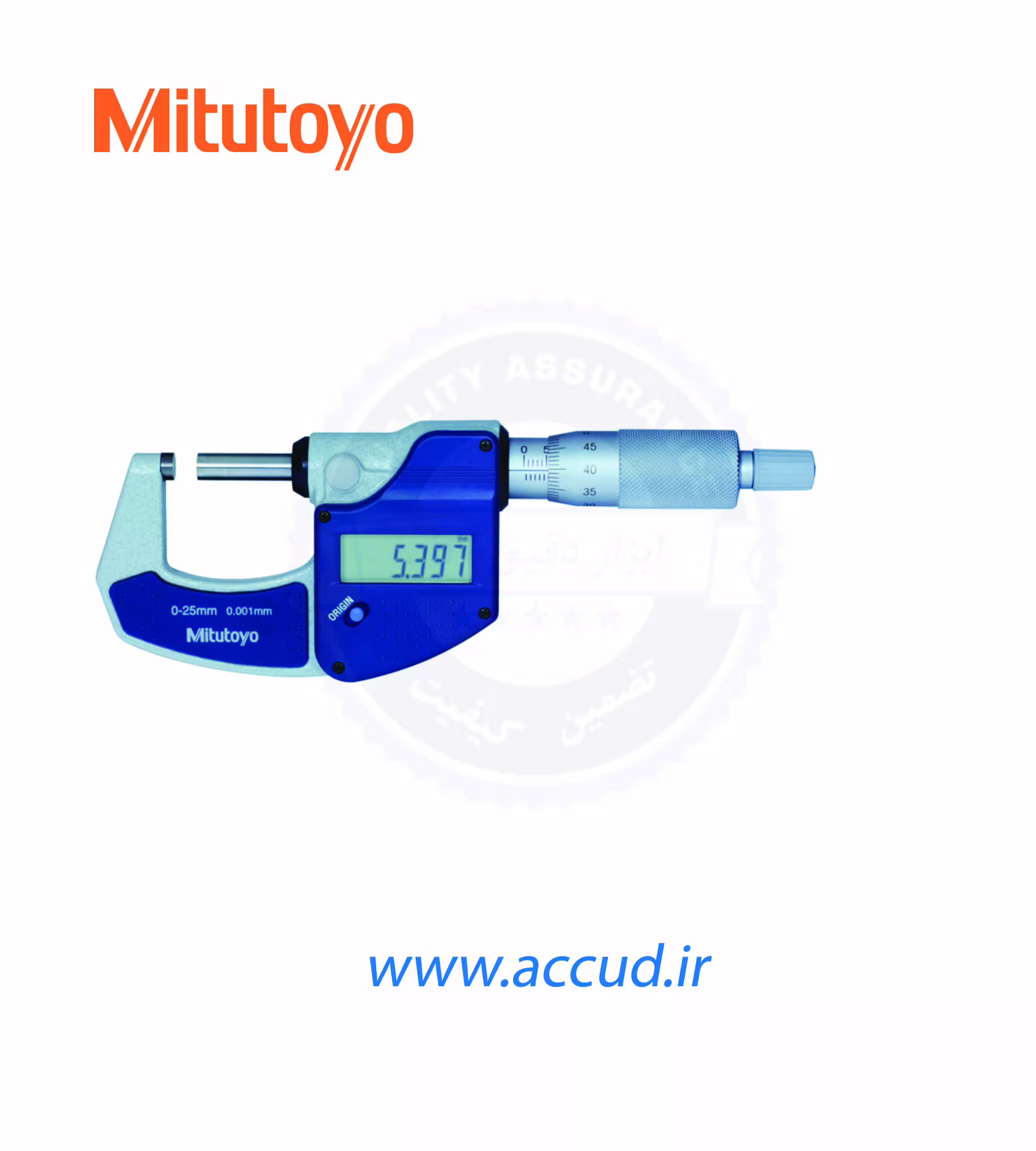 میکرومتر دیجیتال 25-0 Mitutoyo (میتوتیو) ژاپن