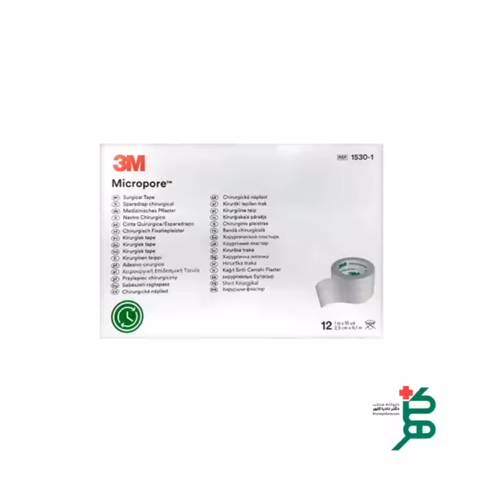 چسب ضد حساسیت شيشه ای  2/5 پهن ترنسپور
