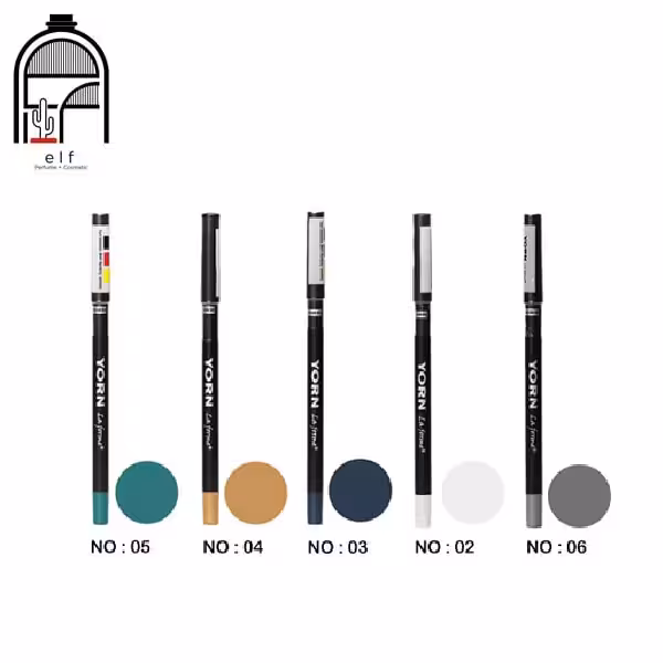مداد چشم رنگی یورن شماره Eyeliner Pencil YORN
