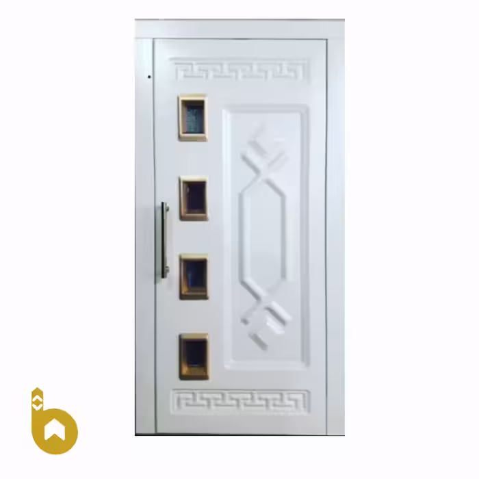 درب لولایی آسانسور | طرح شکلاتی