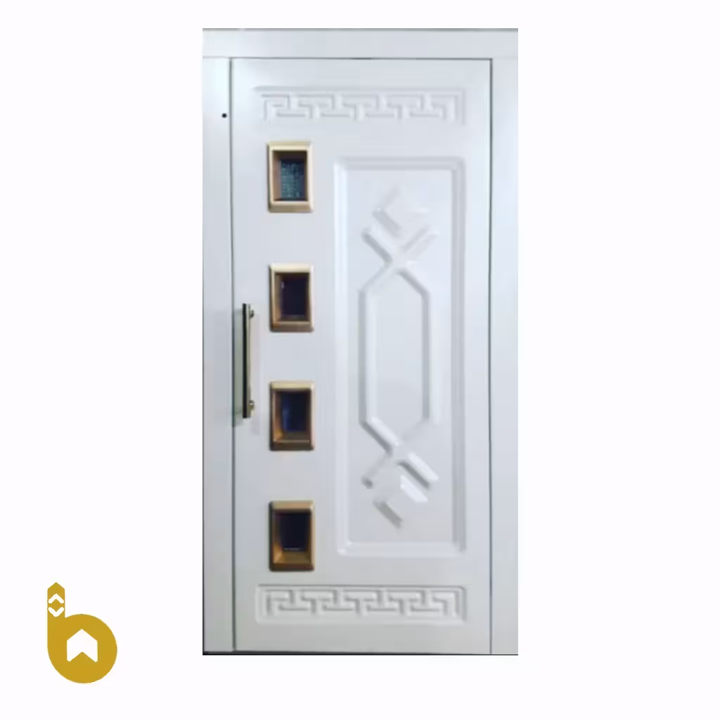 درب لولایی آسانسور | طرح شکلاتی