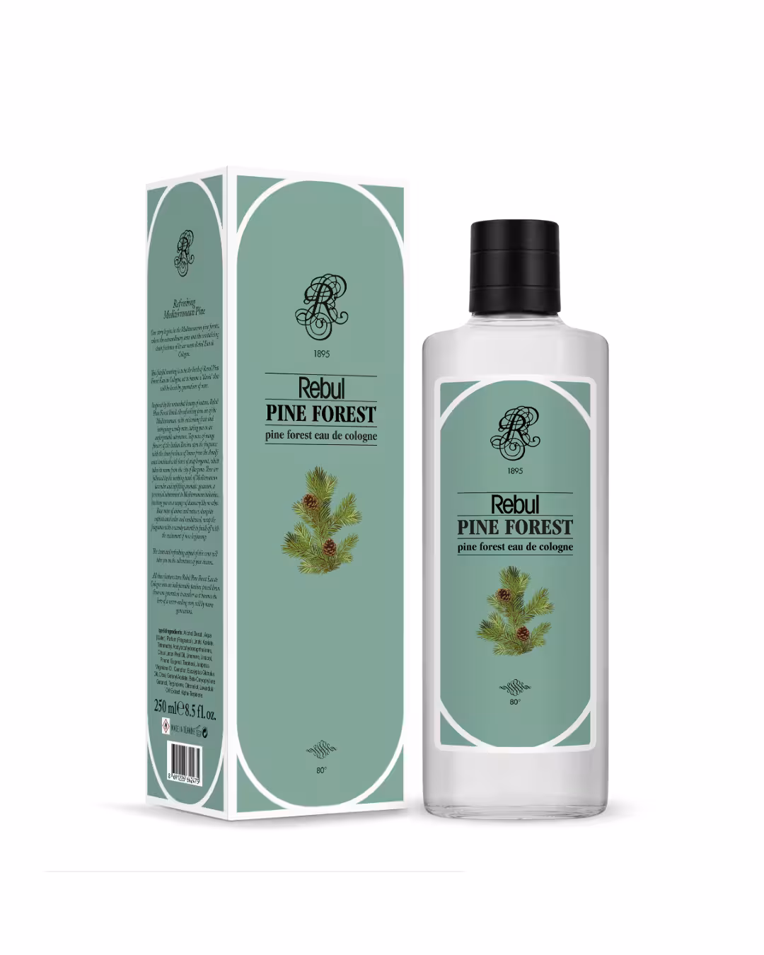 کولونیا ریبول REBUL مدل PINE FOREST حجم 250 میلی لیتر