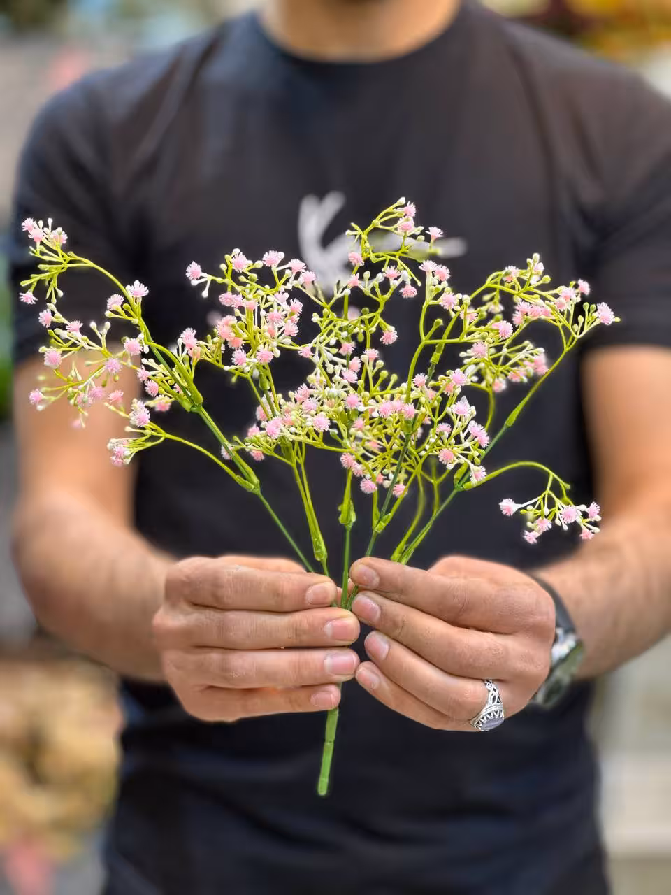 بوته عروس صورتی سایز کوچک