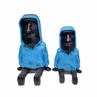 مجسمه مدل کاکا سنگی کد K61 مجموعه 2 عددی