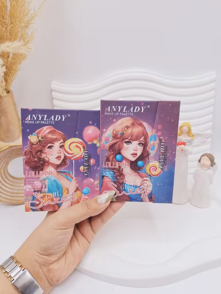 پالت سایه آنالیدی طرح دختر آبنباتی کد 8624FA