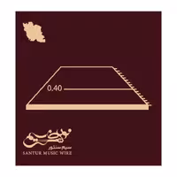 سیم سنتور گره خورده قرمز ۰۴۰ نوین سیم