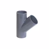 سه راه 45 درجه چسبی UPVC