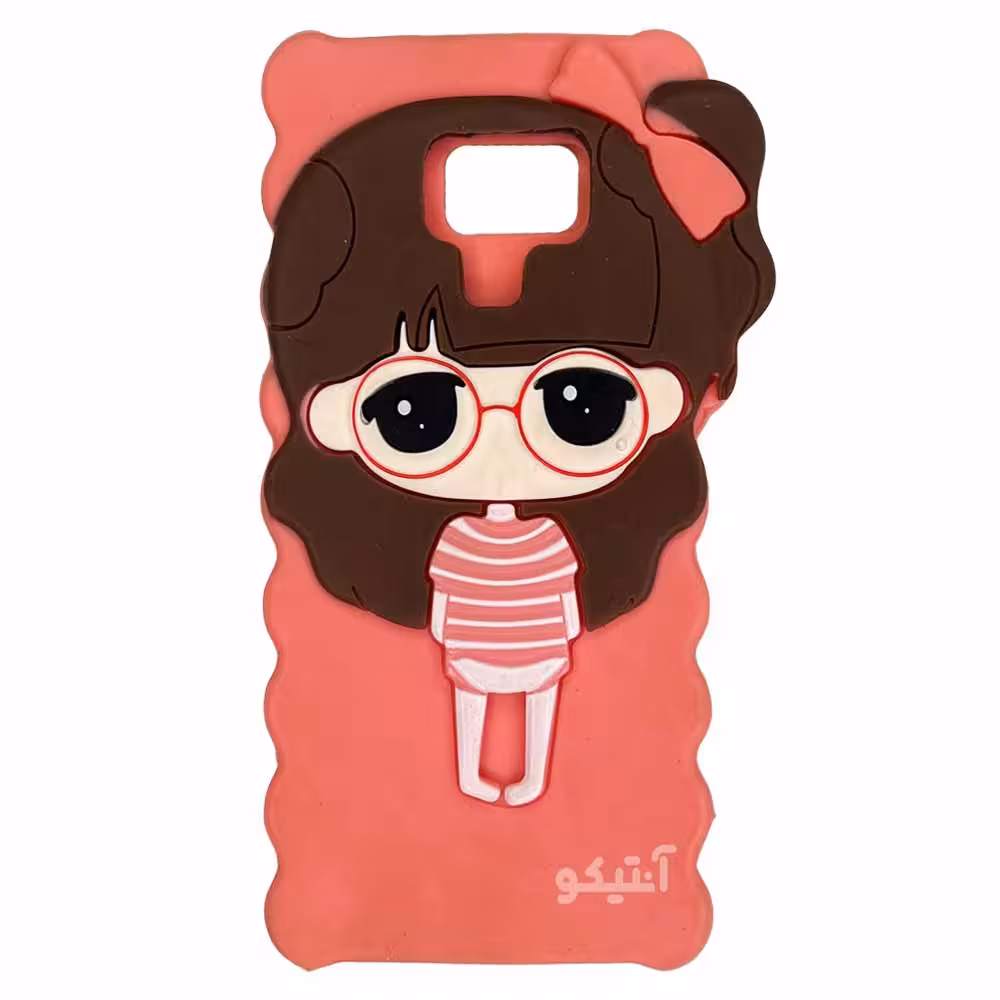 قاب عروسکی سیلیکونی دخترانه مناسب برای Samsung S6-کد1206