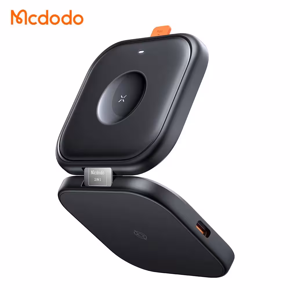 شارژر وایرلس تاشو 2 کاره مک دودو Mcdodo Magnetic Wireless Charger CH-2160