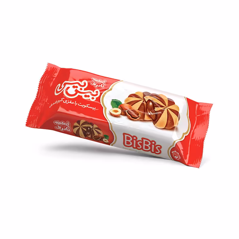 بیسکویت مغزدار بیس بیس مانژ 120g نادری