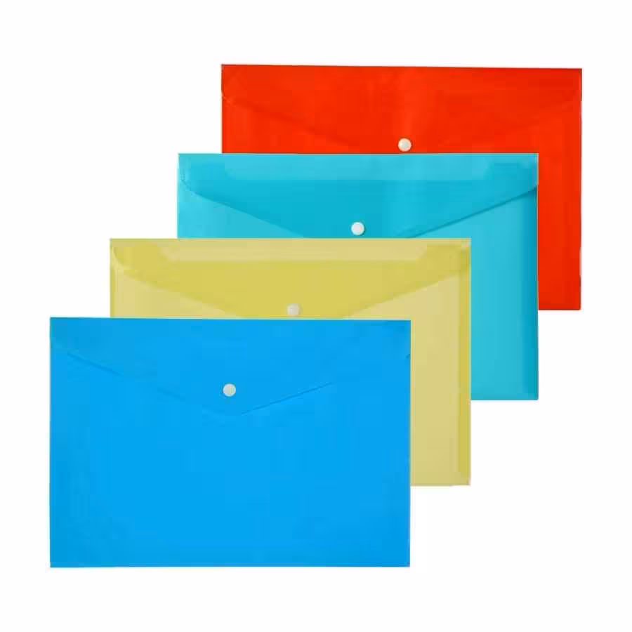 پاکت دکمه دارA5سفیدلیام