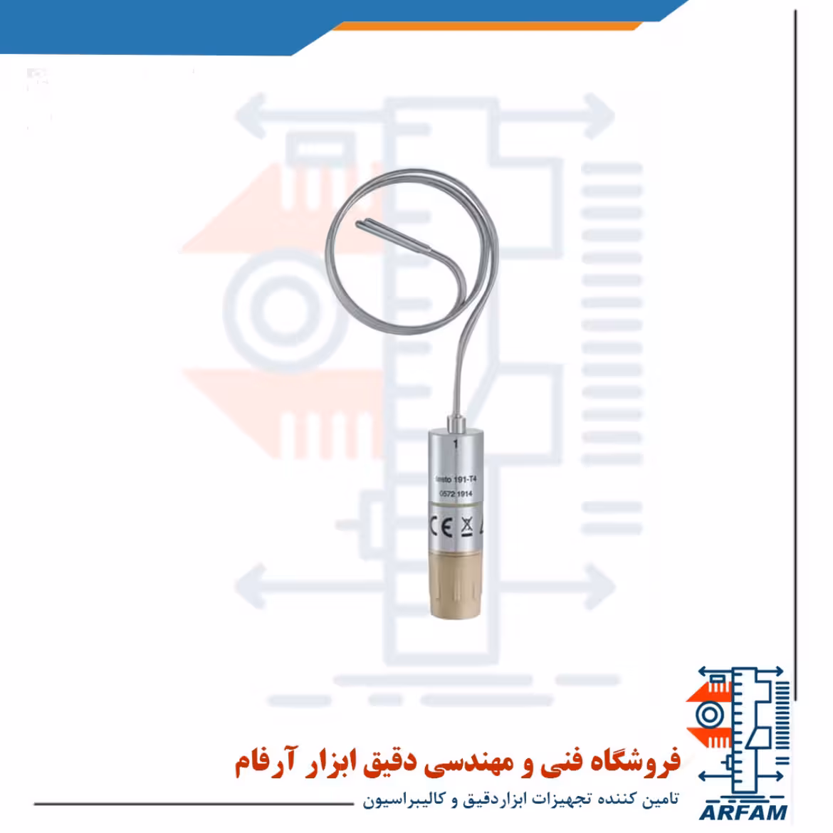 ترموگراف دما رنج - 50 تا 140 درجه برند تستو TESTO 191 T4