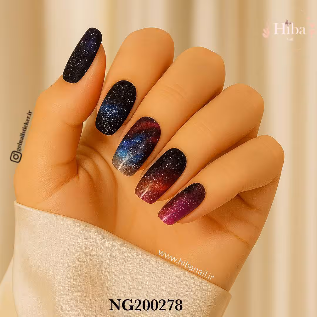 استیکر ژله ای کاشت ناخن (نیل رپ)_کد NG200278