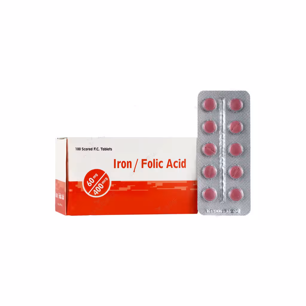 آهن و فولیک اسید دانا 100عددی  Iron And Folic Acid