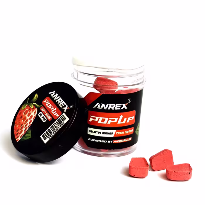 ذرت پاپ آپ جادوئی ژلاتین ساز (طعم توت فرنگی) ANREX