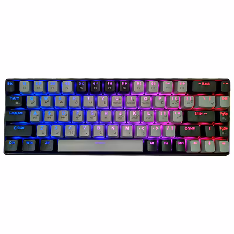 خرید کیبورد گیمینگ Aula F3268 با نورپردازی و سوئیچ قرمز