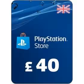 گیفت کارت PlayStation Store Gift Card 40 GBP – Pounds