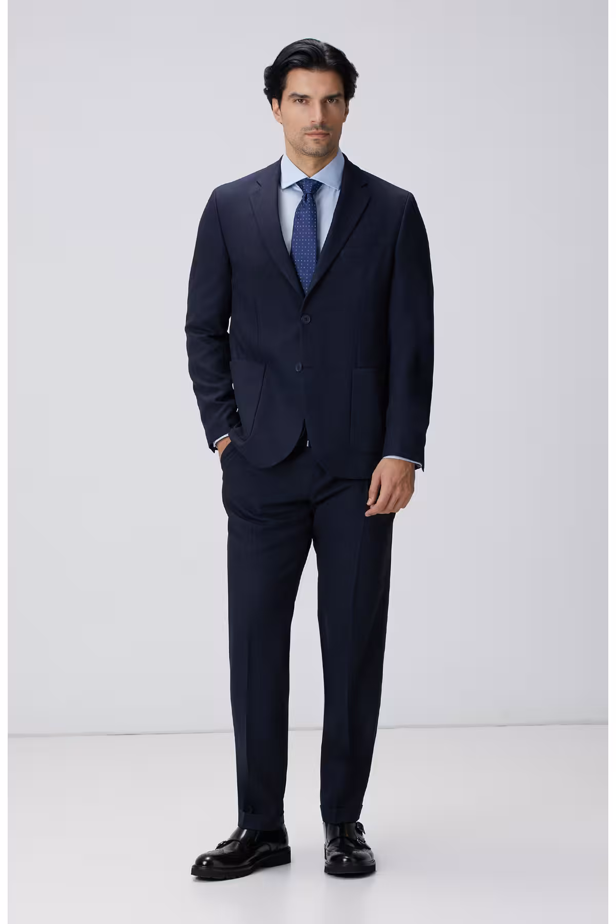 کت وشلوار مردانه و شلوار آبی دریایی Network