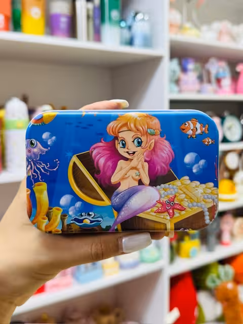 پازل 60 تکه جعبه فلزی پری دریایی