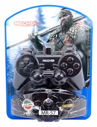 دسته بازی سیمی شوک‌دار Macher مدل MR-57 مشکی