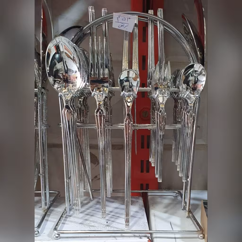 سرویس قاشق چنگال 40 پارچه 6 نفره اس جی مدل 453m