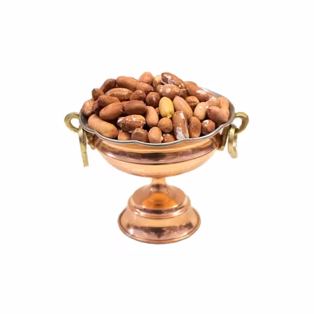 بادام زمینی آستانه اشرفیه نمکی فله 250 گرمی