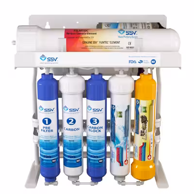 دستگاه تصفیه کننده آب اس اس وی مدل  PureLine 2W X1050 به همراه شیر تصفیه آب کد 02