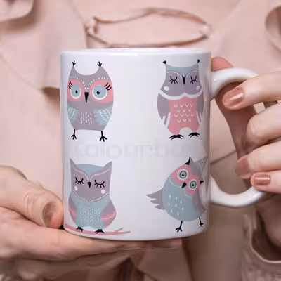 ماگ طرح جغد کد 213