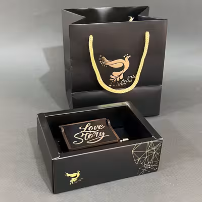 جعبه موزیکال اینو دلا ویتا مدل Arca ملودی عاشقانه لاو استوری طرح Love Story