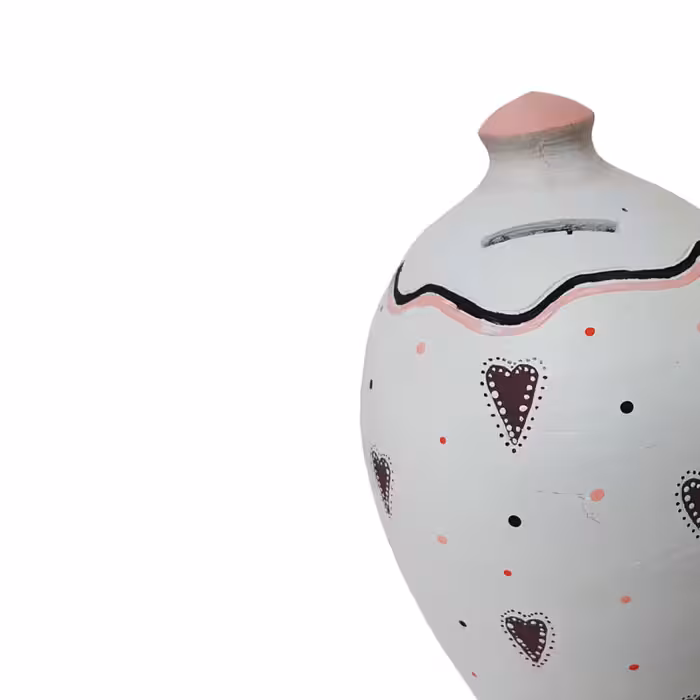 قلک سفالی مدل قلبی RO - 01