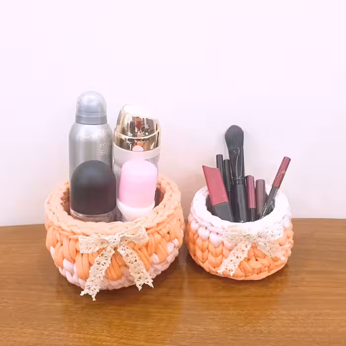 سبد قلاب بافی تریکو مدل bb54 مجموعه 2 عددی