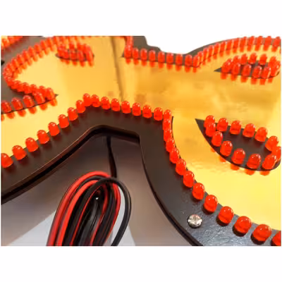 تابلو ال ای دی میشانه مدل کافی نت کد 568 به همراه فلاشر و کنترل