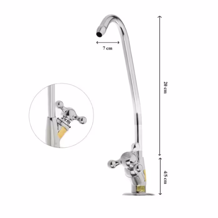 شیر دستگاه تصفیه آب مدل پروانه ای
