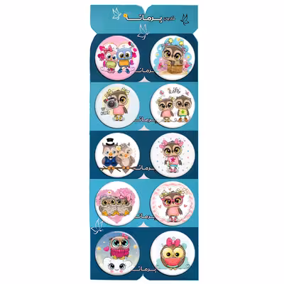 پیکسل پرمانه طرح جغد کد pmg.198 مجموعه 10 عددی 