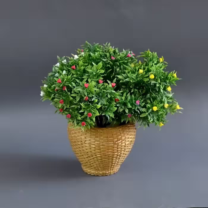 گل مصنوعی مدل بوته چمنی گل ریز