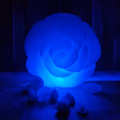 آباژور سنگ نمک مدل طرح گل برجسته کد 02