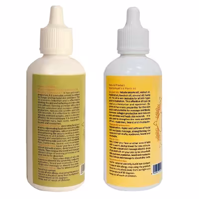 روغن تقویت کننده  مو، مژه و ابرو مرهم یاب مدل شش گیاه و گل مغربی حجم 80 میلی لیتر مجموعه 2 عددی