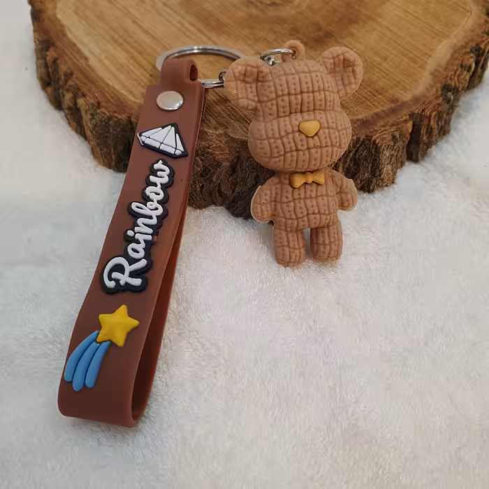 جاکلیدی مدل سیلیکونی طرح خرس کد DB20