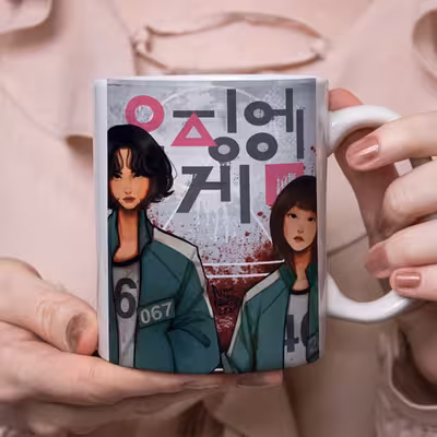 ماگ طرح SQUID GAME مدل D3060