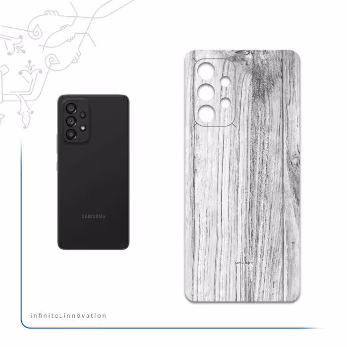برچسب پوششی ماهوت مدل White-Wood مناسب برای گوشی موبایل سامسونگ Galaxy A53 5G