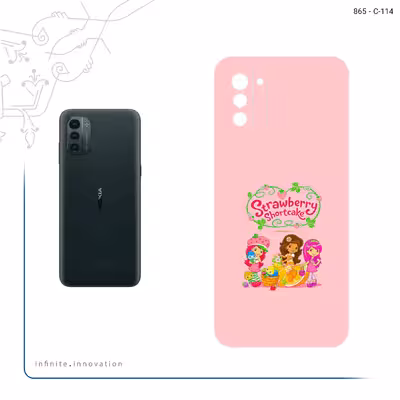 برچسب پوششی ماهوت مدل Strawberry Shortcake مناسب برای گوشی موبایل نوکیا G21