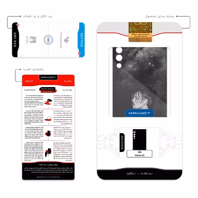 برچسب پوششی ماهوت مدل Johnny Depp مناسب برای گوشی موبایل ال جی Velvet 5G