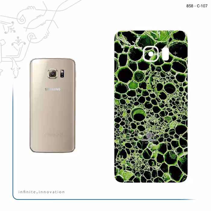 برچسب پوششی ماهوت مدل Atom Universe 4 مناسب برای گوشی موبایل سامسونگ Galaxy S6 Edge Plus