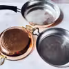 ماهیتابه مسی مدل دسته برنجی کد ZH1701