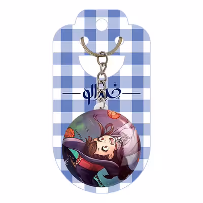 جاکلیدی خندالو مدل جانسون و اکو انیمه جادوگران کوچک Little Witch Academia کد 22898