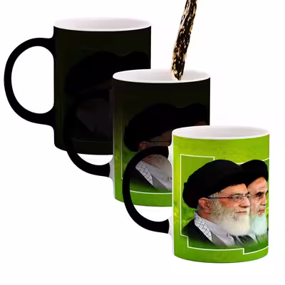 ماگ حرارتی کاکتی طرح مقام معظم رهبری مدل mgh19598