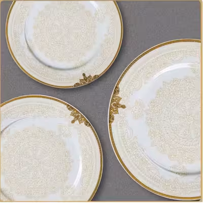 بشقاب خورش خوری پارس چینی کد 2816 مجموعه 6 عددی